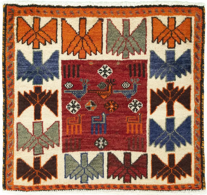 Tappeto persiano Shiraz 51x53 51x53, Tappeto persiano Annodato a mano
