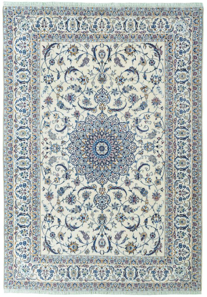 Tapis persan Nain 9La 354x250 354x250, Tapis persan Noué à la main
