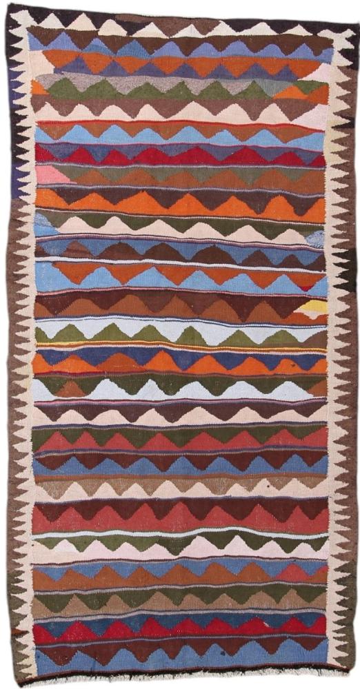 Persian Rug Kilim Fars Antique 269x147 269x147, Persian Rug Woven by hand