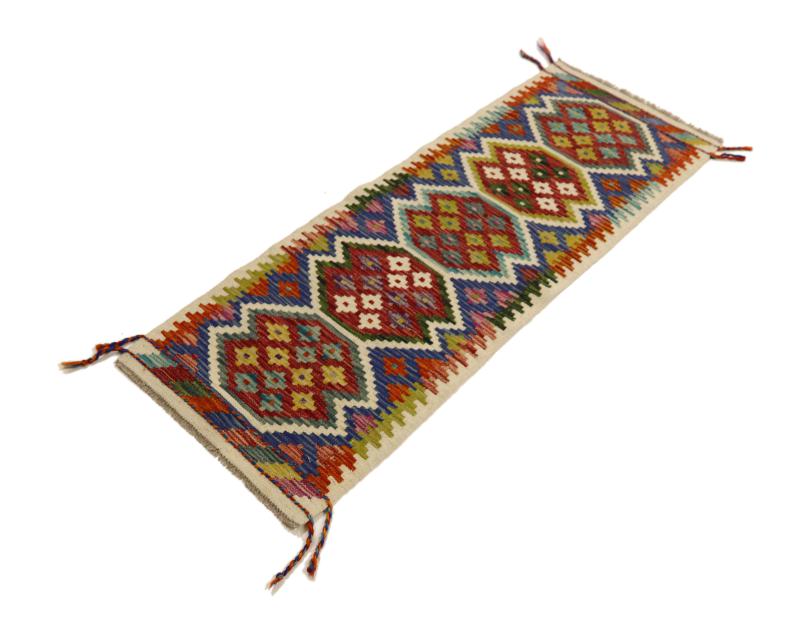 Tapis afghan Kilim Afghan 144x52 144x52, Tapis persan Tissé à la main