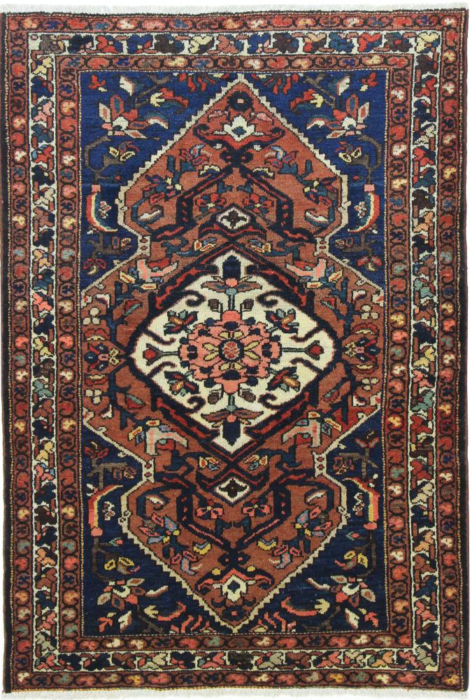 Persisk tæppe Bakhtiar 199x139 199x139, Persisk tæppe Knyttet i hånden