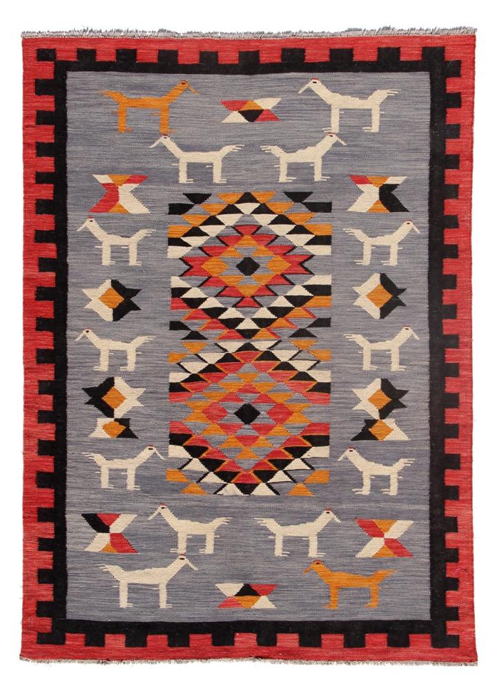 Alfombra afgana Kilim Afghan Heritage 205x154 205x154, Alfombra persa Tejido a mano