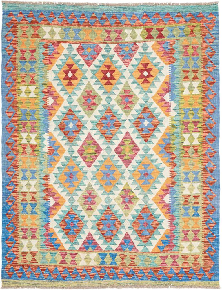 Afghanischer Teppich Kelim Afghan 197x151 197x151, Perserteppich Handgewebt