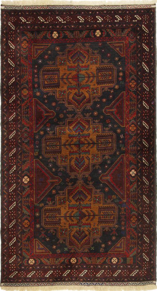 Persialainen matto Beluch 195x111 195x111, Persialainen matto Solmittu käsin