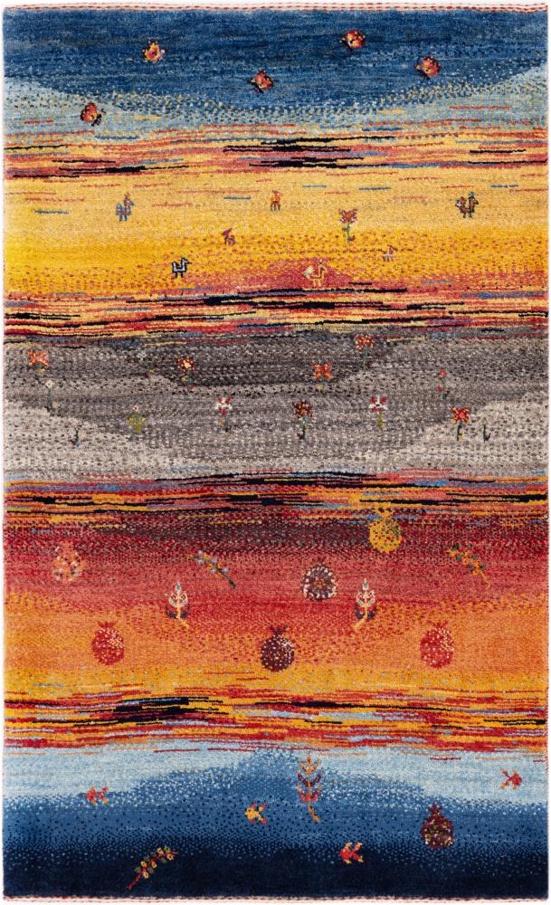 Persisk tæppe Perser Gabbeh Loribaft Atelier 141x85 141x85, Persisk tæppe Håndknyttet