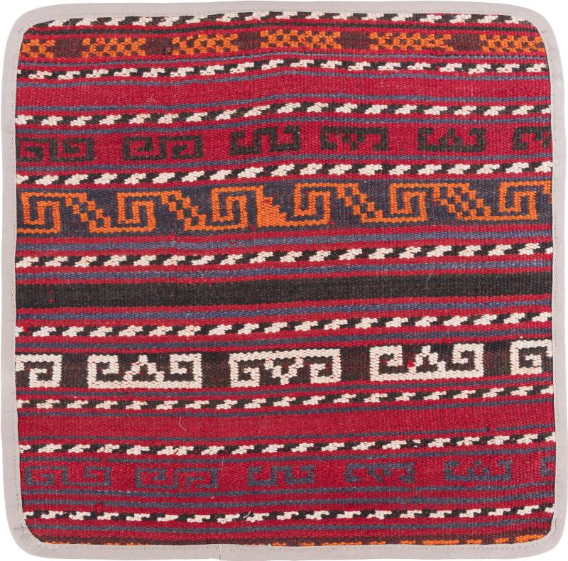 Afghanska mattan Kilim Afghan Kuddfodral 40x40 40x40, Persisk matta Knuten för hand