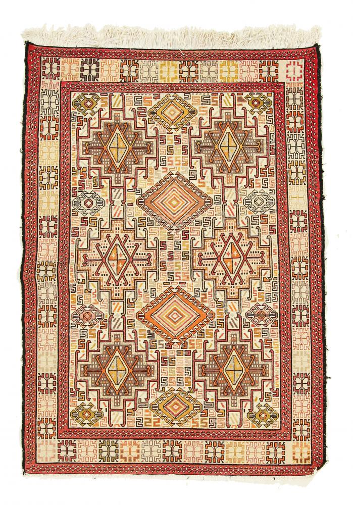 Περσικό χαλί Κιλίμ Soumak 145x100 145x100, Περσικό χαλί Οι κόμποι έγιναν με το χέρι