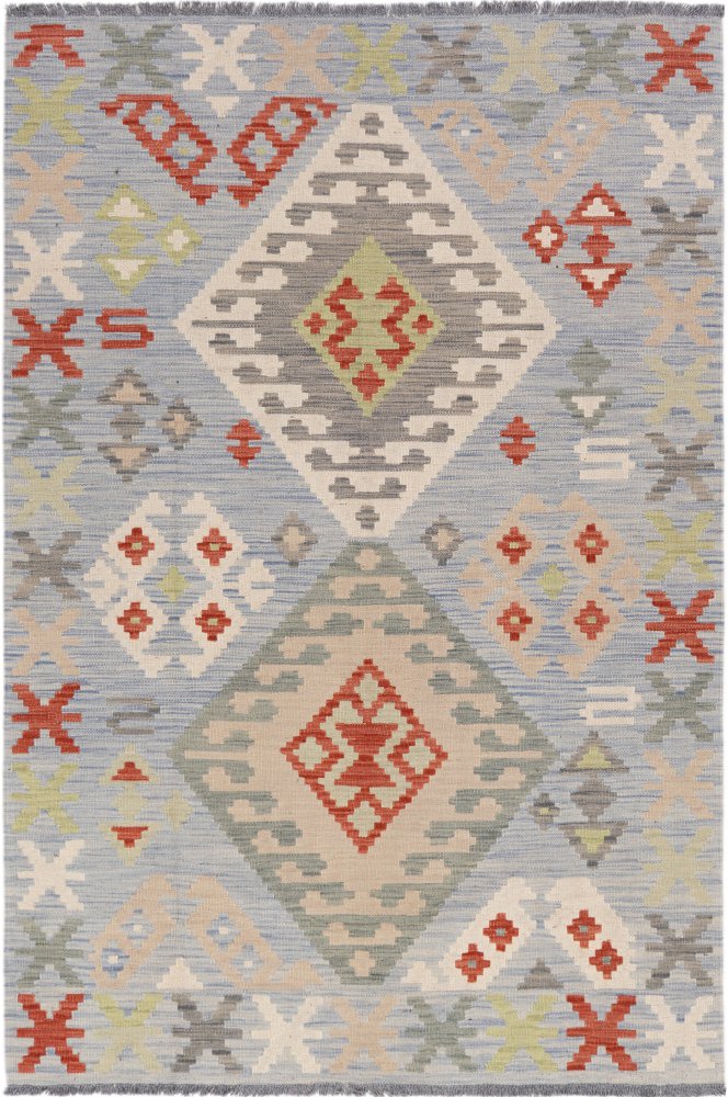 Afghansk tæppe Kelim Afghan 182x124 182x124, Persisk tæppe Håndvævet