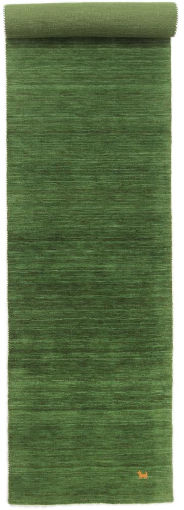 Indiaas tapijt Loom Gabbeh Green 459x77 459x77, Perzisch tapijt Loom Handgeknoopte