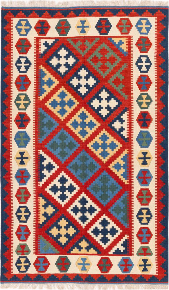 Perzisch tapijt Kilim Fars Ghashghai 208x126 208x126, Perzisch tapijt Handgeweven