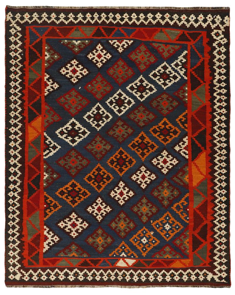 Persisk teppe Kelim Fars 219x176 219x176, Persisk teppe Handwoven 