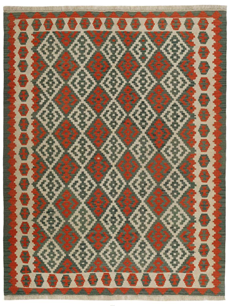 Persian Rug Kilim Fars 8'0"x6'5" 8'0"x6'5", Persian Rug Woven by hand