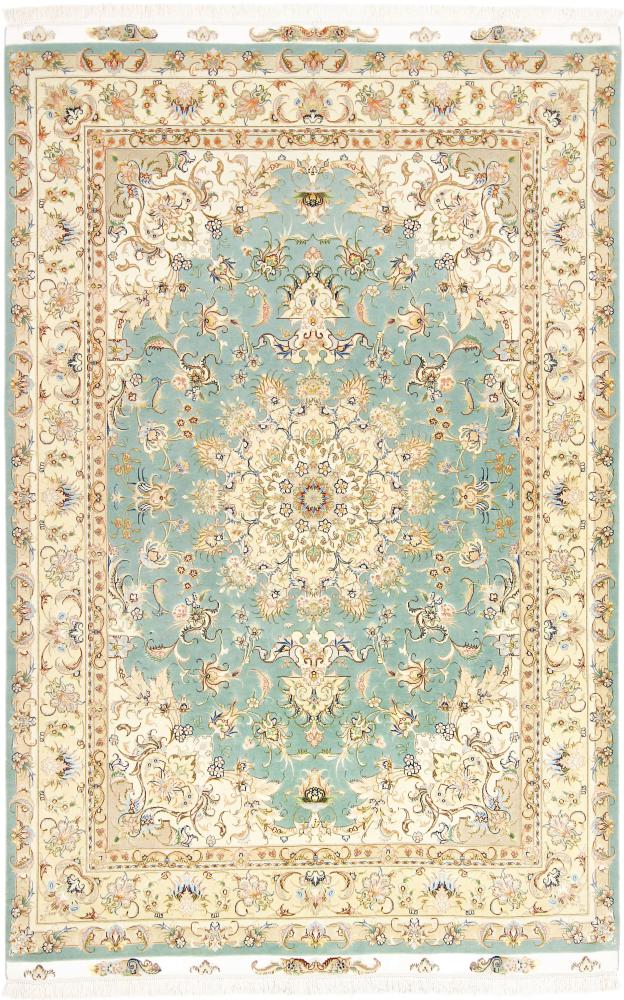 Persian Rug Tabriz 60Raj Signed Silk Warp 254x166 254x166, Persian Rug Knotted by hand