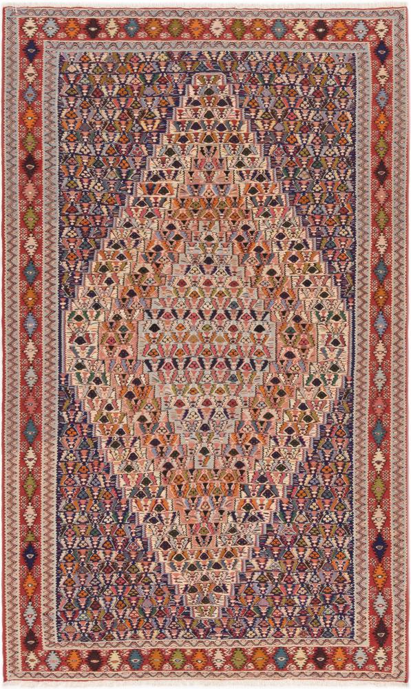 Persian Rug Kilim Senneh 247x147 247x147, Persian Rug Knotted by hand
