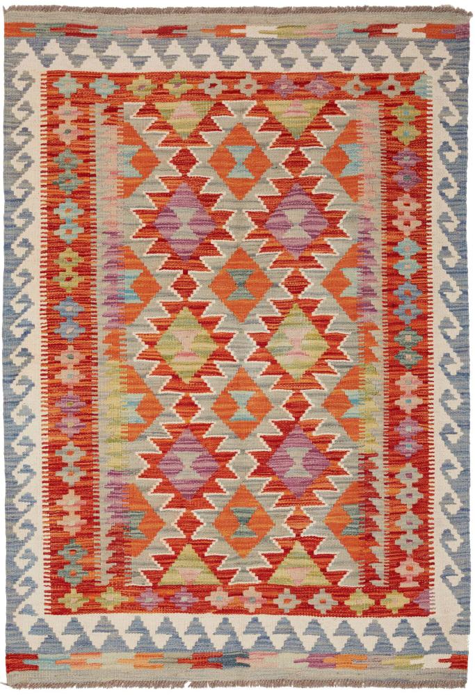 Tapete afegão Kilim Afegão 144x100 144x100, Tapete persa Tecido à mão