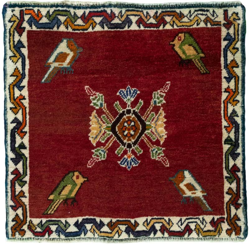 Perzisch tapijt Shiraz 61x64 61x64, Perzisch tapijt Handgeknoopte