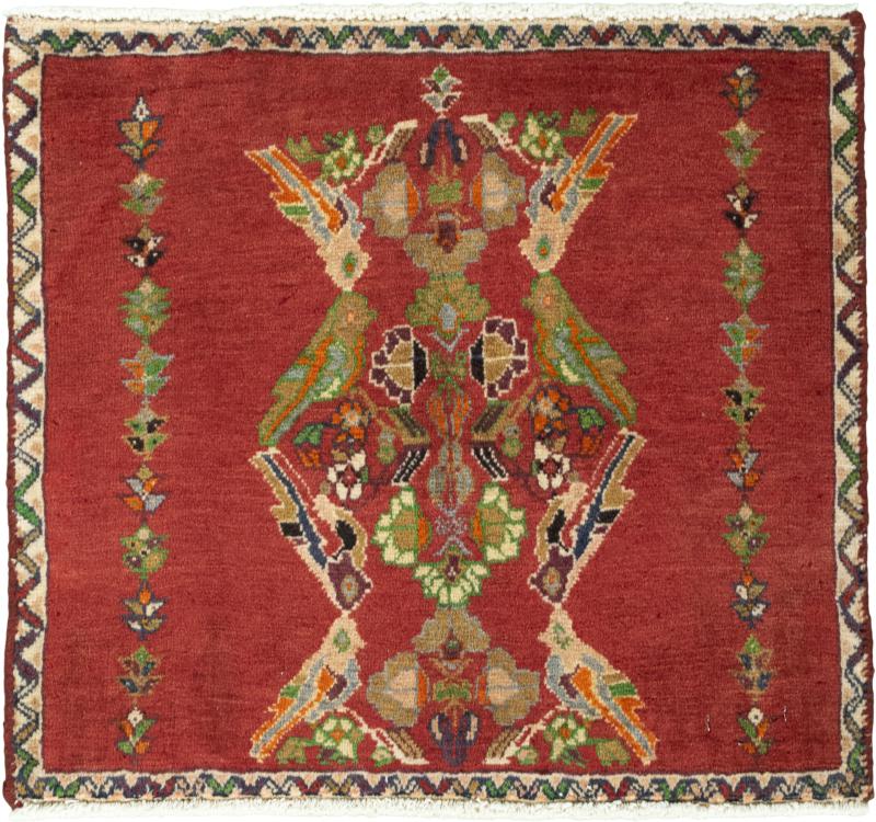 Persian Rug Shiraz 55x62 55x62, Persian Rug Knotted by hand