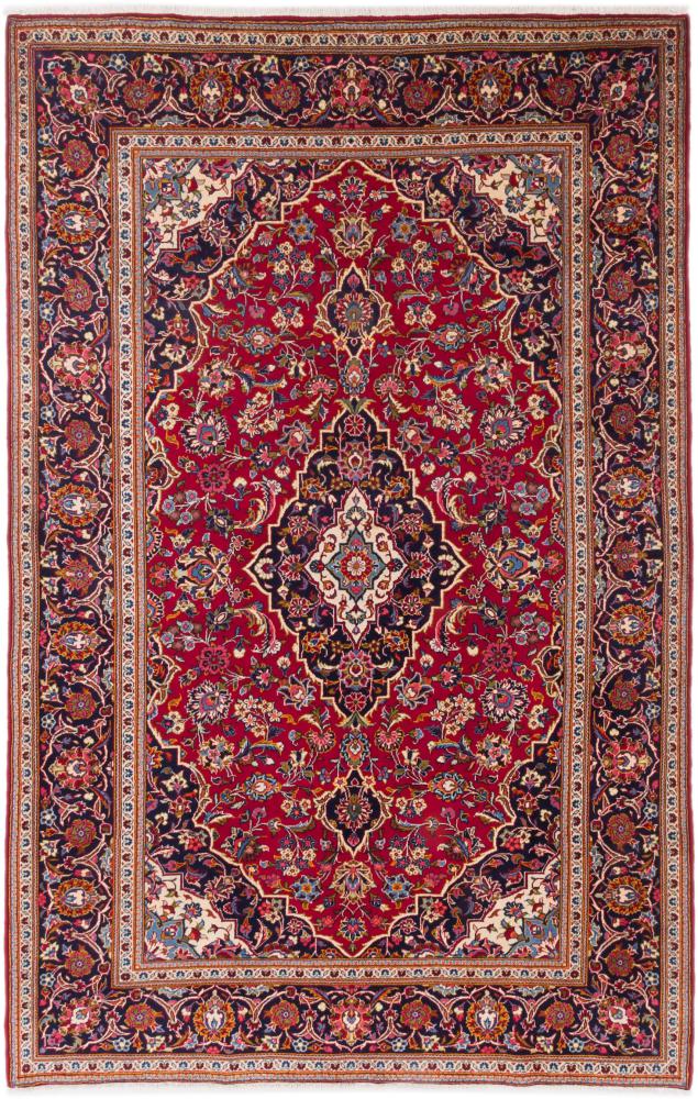 Tapis persan Kashan 301x199 301x199, Tapis persan Noué à la main