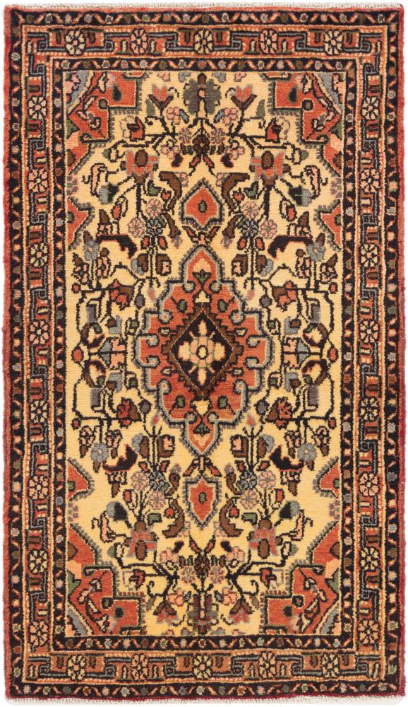 Persian Rug Hamadan 132x77 132x77, Persian Rug Knotted by hand