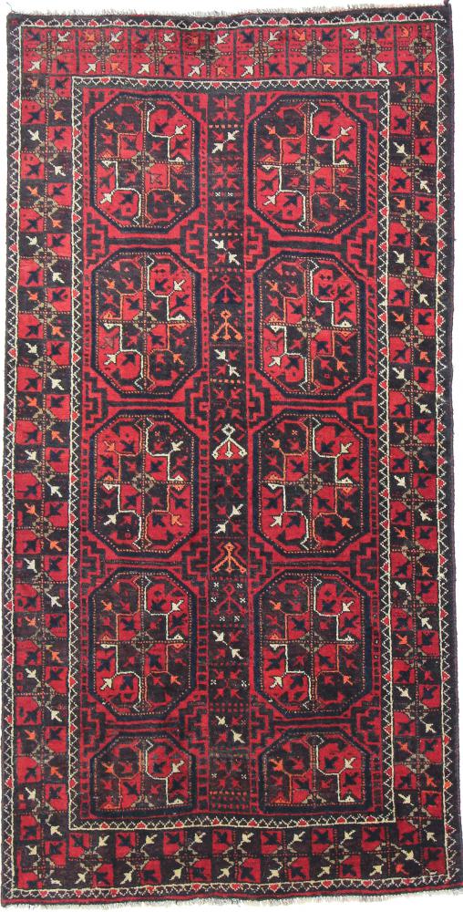 Tapete persa Balúchi 192x101 192x101, Tapete persa Atado à mão