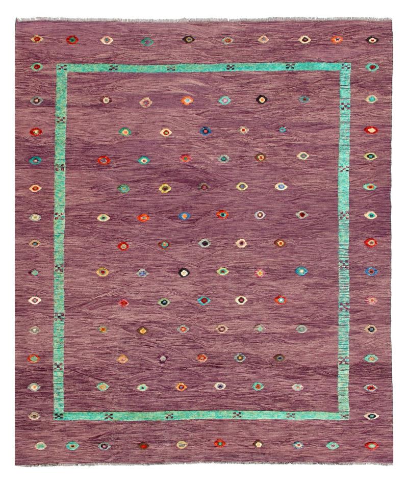 Afghanska mattan Kilim Afghan Nimbaft Edition 293x256 293x256, Persisk matta handvävd 