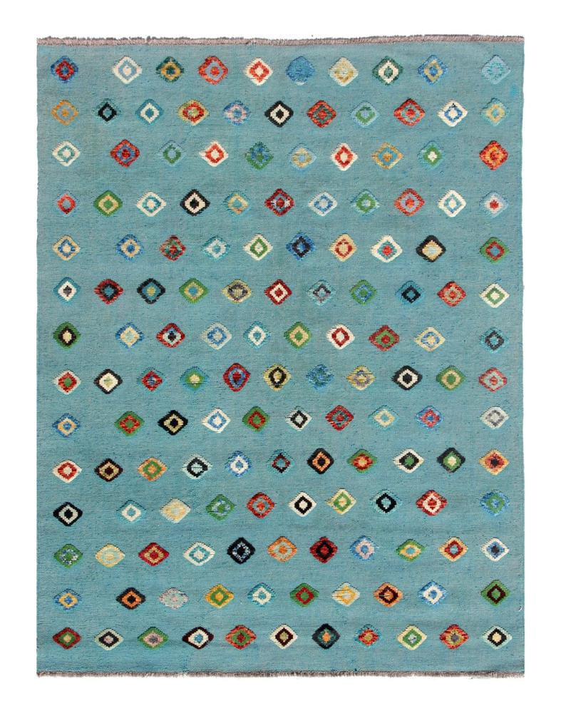 Alfombra afgana Kilim Afghan Nimbaft Edition 199x154 199x154, Alfombra persa Tejido a mano