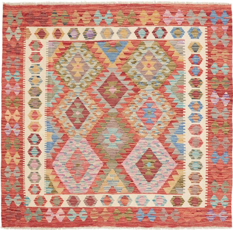 Afghanischer Teppich Kelim Afghan 146x152 146x152, Perserteppich Handgewebt