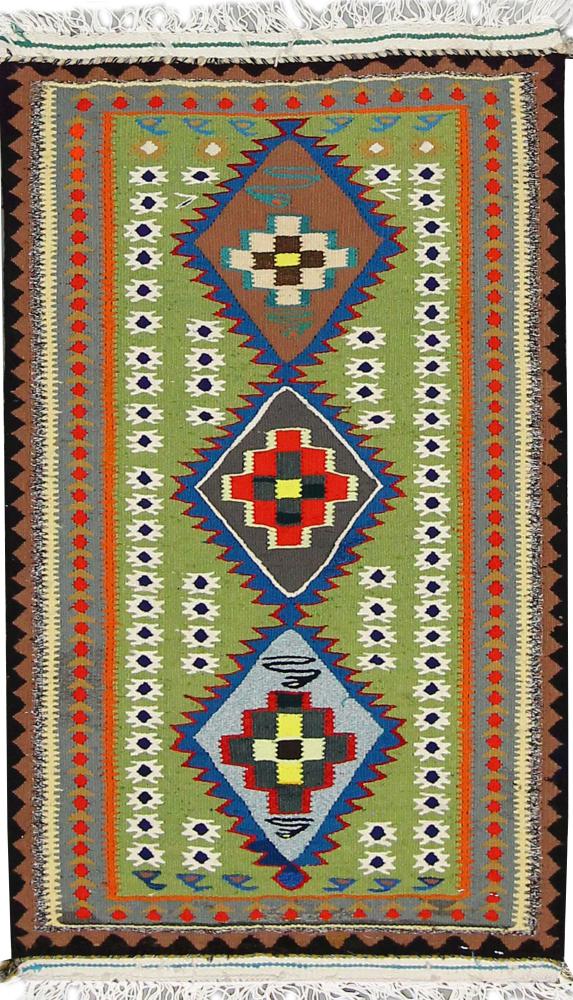 Persisk tæppe Kelim Fars 286x132 286x132, Persisk tæppe Håndvævet