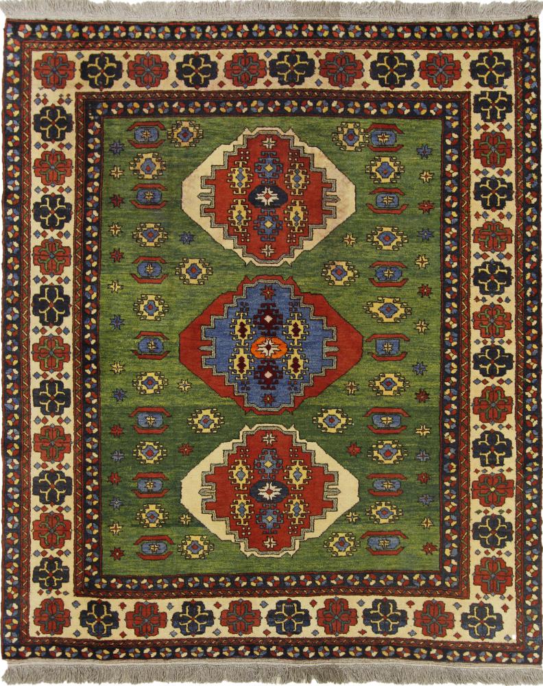 アフガンカーペット カザック Limited 197x167 197x167,  ペルシャ絨毯 手織り