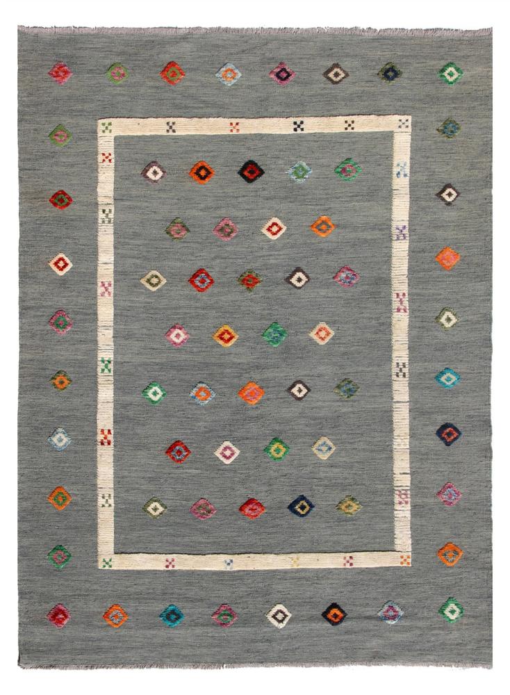 Alfombra afgana Kilim Afghan Nimbaft Edition 231x176 231x176, Alfombra persa Tejido a mano