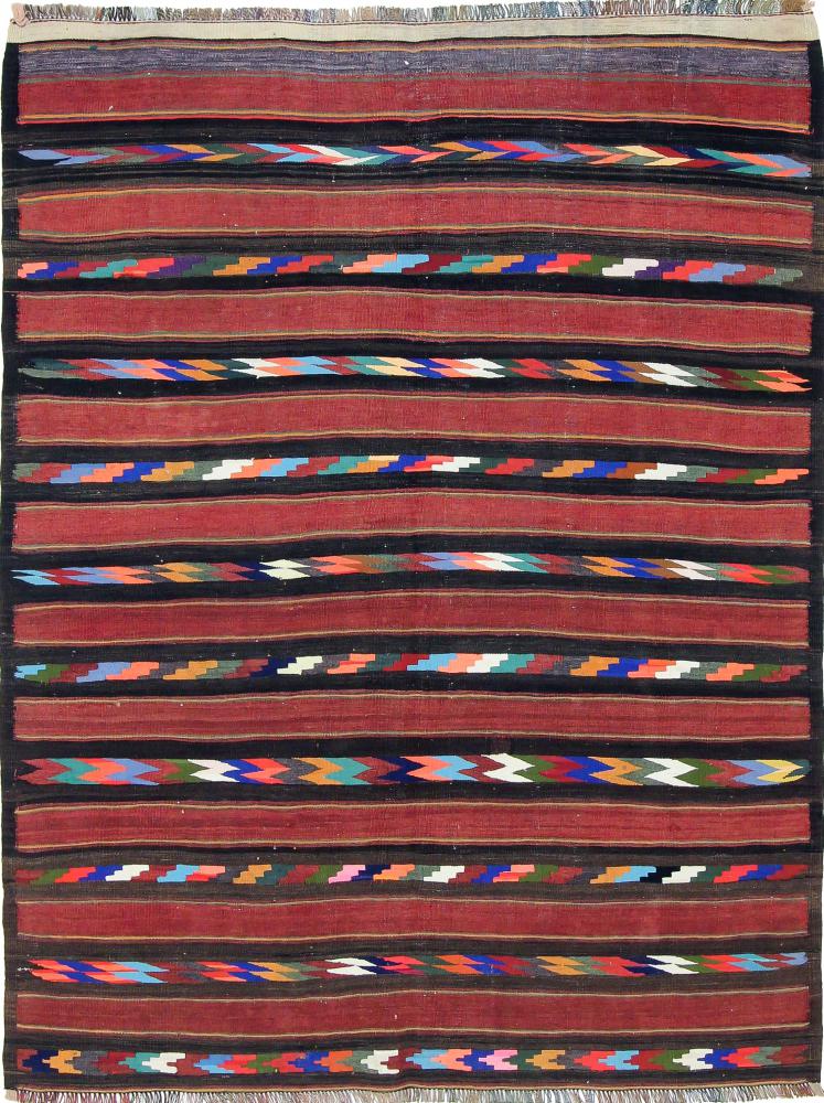 Persisk tæppe Kelim Fars 210x161 210x161, Persisk tæppe Håndvævet