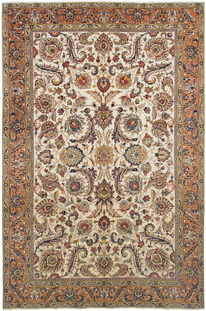 Tapete persa Tabriz 336x224 336x224, Tapete persa Atado à mão