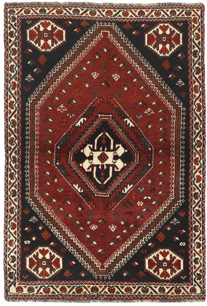 Περσικό χαλί Shiraz 188x130 188x130, Περσικό χαλί Χειροποίητο με κόμπους