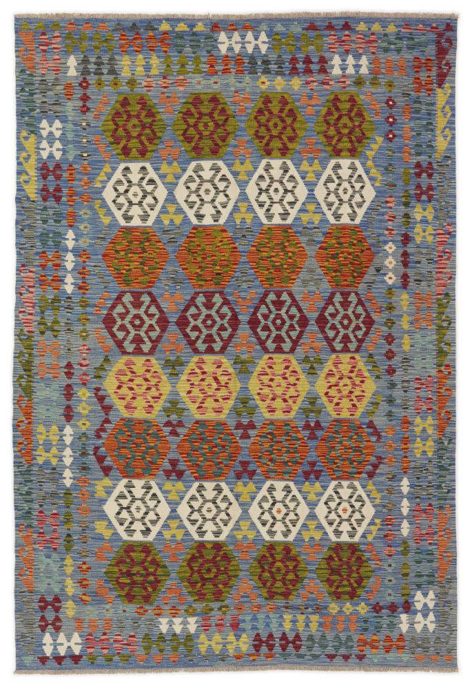 Afghan rug Kilim Afghan 9'8"x6'7" 9'8"x6'7", Persian Rug Woven by hand