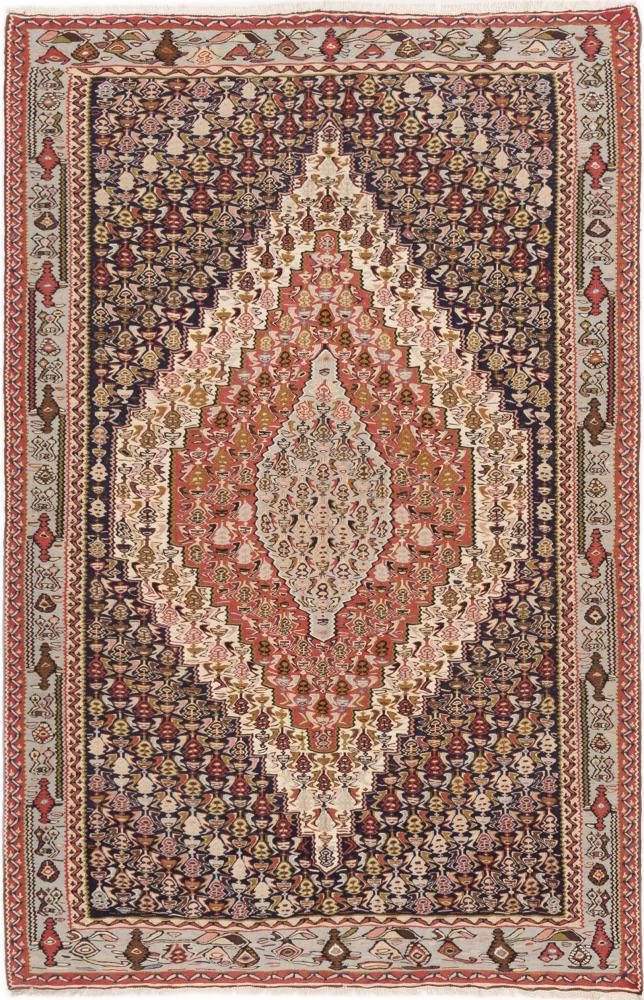 Persian Rug Kilim Senneh 238x157 238x157, Persian Rug Knotted by hand