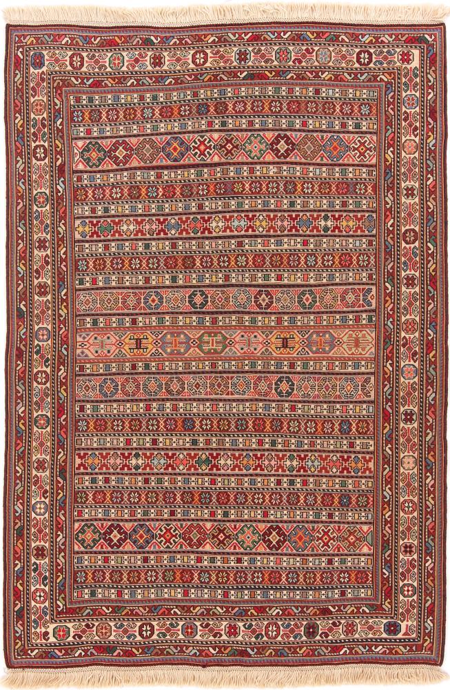 Tapete persa Kilim Soozani 151x100 151x100, Tapete persa Tecido à mão