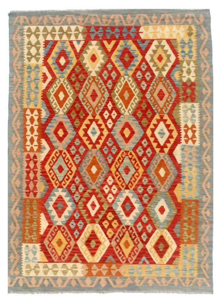 Tappeto Afgano Kilim Afghan 242x182 242x182, Tappeto persiano Tessuto a mano