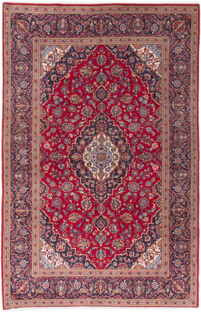 Tapis persan Kashan 314x201 314x201, Tapis persan Noué à la main