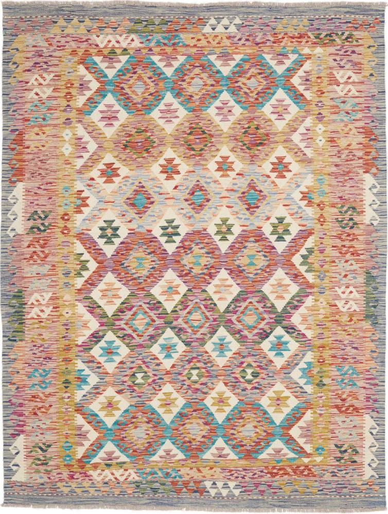 Afghan rug Kelim Afghan 6'8"x5'1" 6'8"x5'1", Persian rug Handwoven
