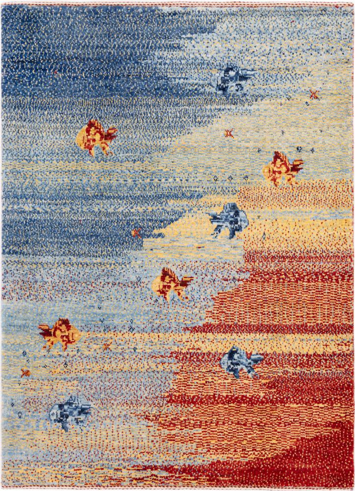 Persian rug Persian Gabbeh Loribaft Atelier 121x89 121x89, Persian rug Hand-knotted