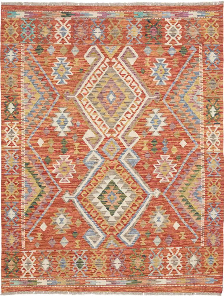 Afghanischer Teppich Kelim Afghan 191x148 191x148, Perserteppich Handgewebt