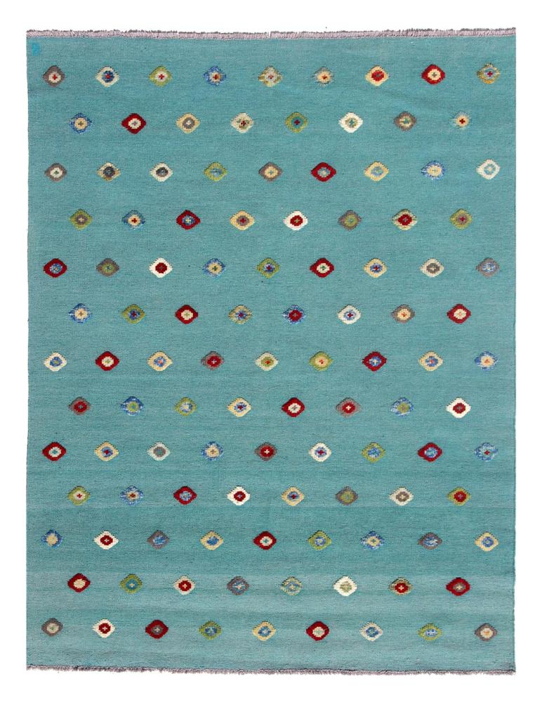 Alfombra afgana Kilim Afghan Nimbaft Edition 198x151 198x151, Alfombra persa Tejido a mano