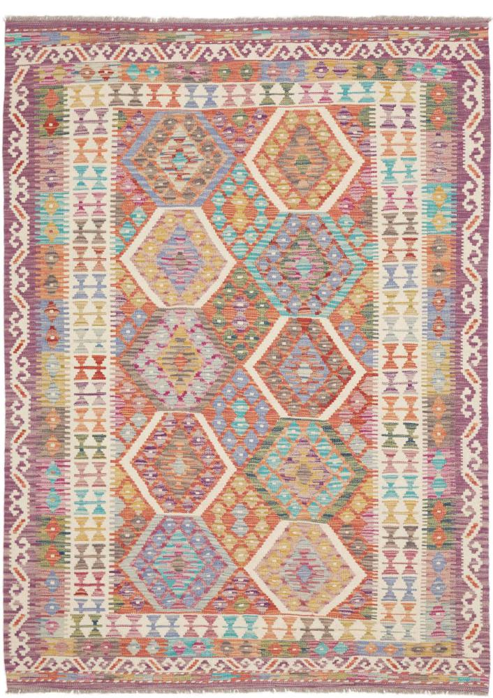 Covor afgan Kelim Afghan 203x153 203x153, Covor persan Țesut manual
