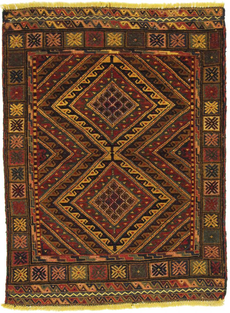 Tapete afegão Kilim Afegão 106x83 106x83, Tapete persa Tecido à mão