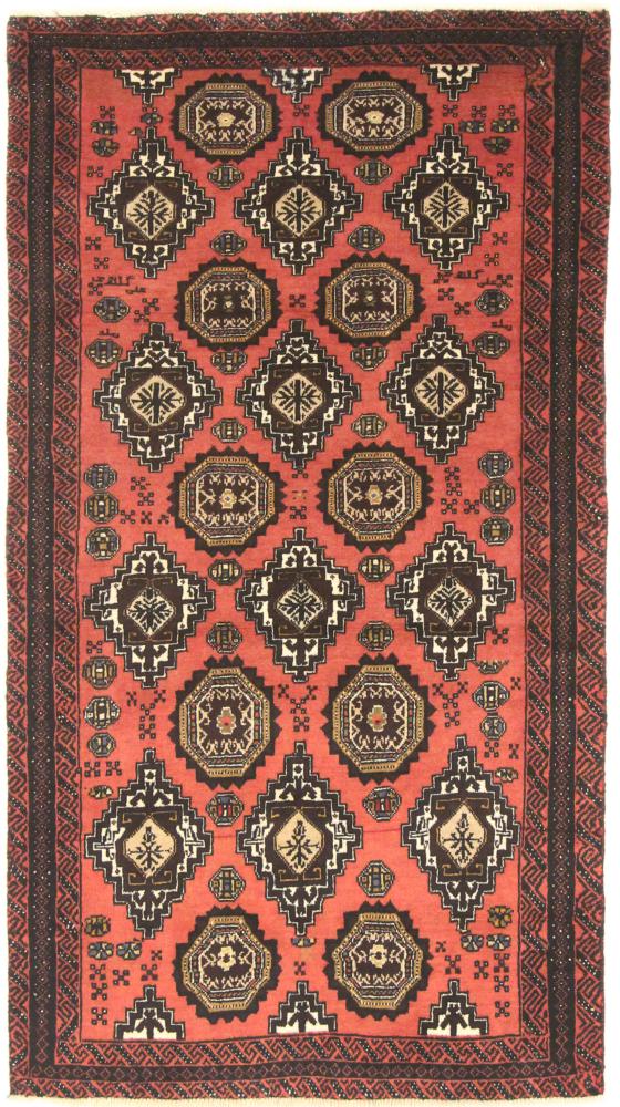 Tapete persa Balúchi 194x108 194x108, Tapete persa Atado à mão