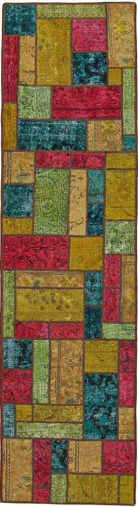 Tapete persa Patchwork 299x81 299x81, Tapete persa Atado à mão