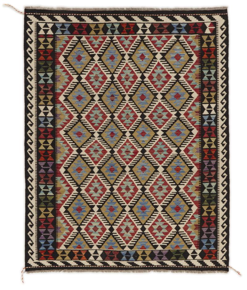 Pakistaans tapijt Kilim Afghan 191x152 191x152, Perzisch tapijt Handgeweven
