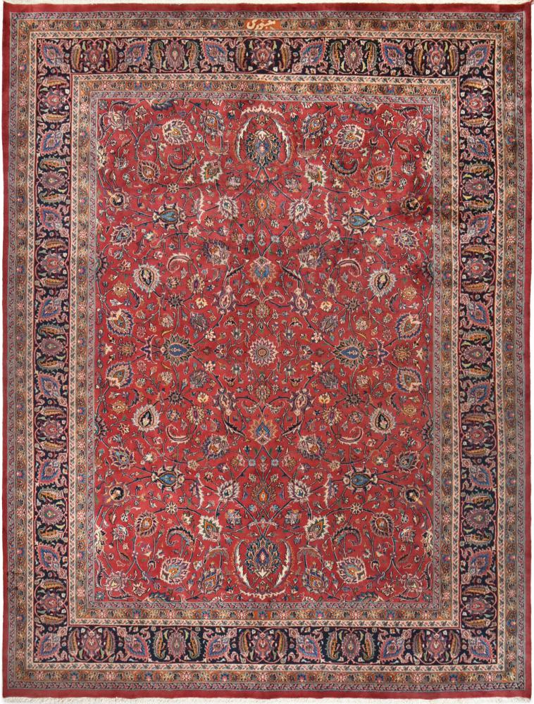 Tapis persan Mashhad 401x299 401x299, Tapis persan Noué à la main