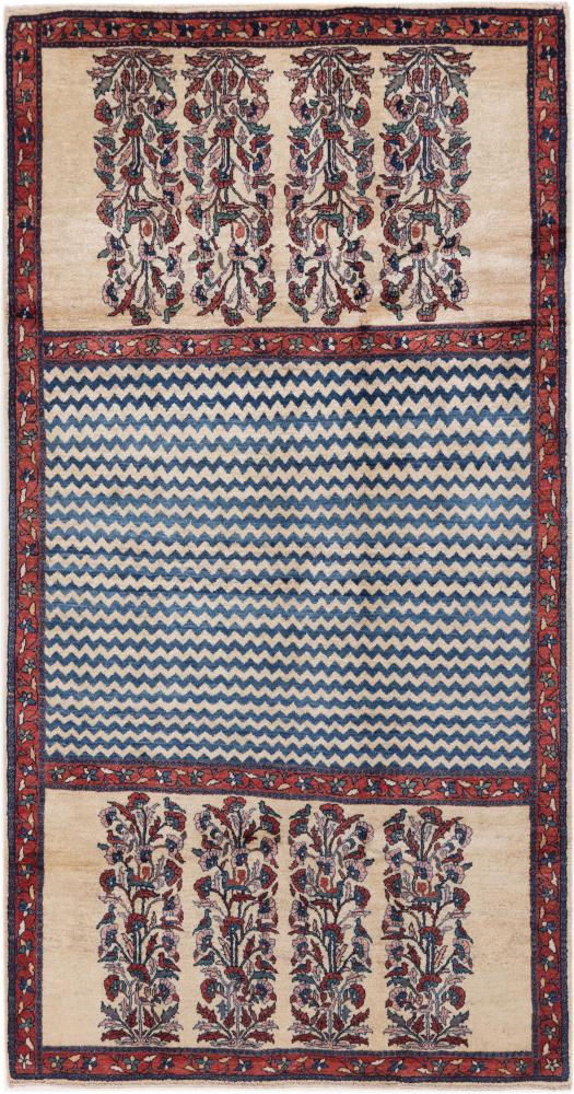 Persian Rug Persian Gabbeh Loribaft Z 8'0"x4'2" 8'0"x4'2", Persian Rug Knotted by hand
