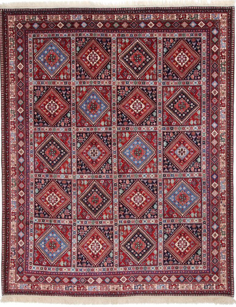 Persisk tæppe Yalameh 319x254 319x254, Persisk tæppe Knyttet i hånden